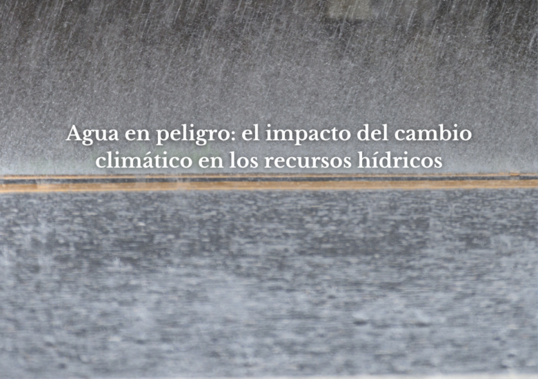Agua en peligro: el impacto del cambio climático en los recursos hídricos