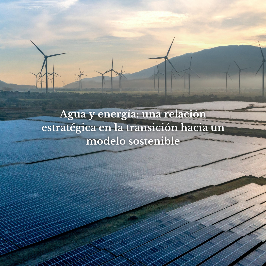 Agua y energía: una relación estratégica en la transición hacia un modelo sostenible
