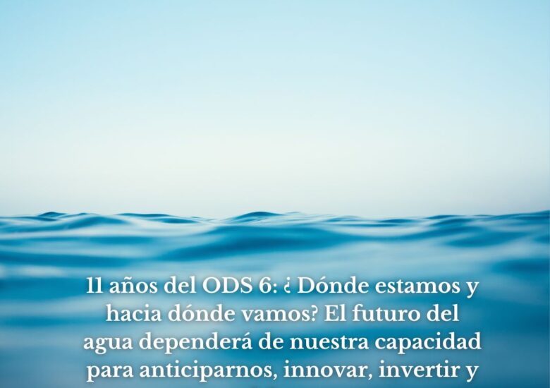 11 años del ODS 6: ¿Dónde estamos y hacía dónde vamos?